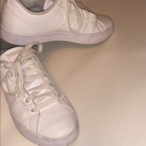 Adidas white sneakers